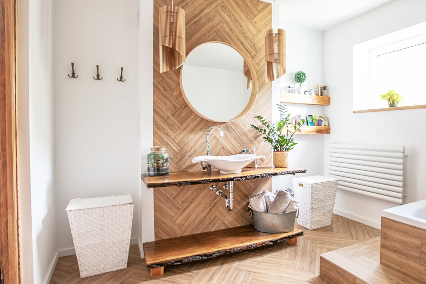 Badezimmer Mit Holz – Ideen, Tipps Und Anregungen | Obi with regard to Badezimmer Wand Ideen