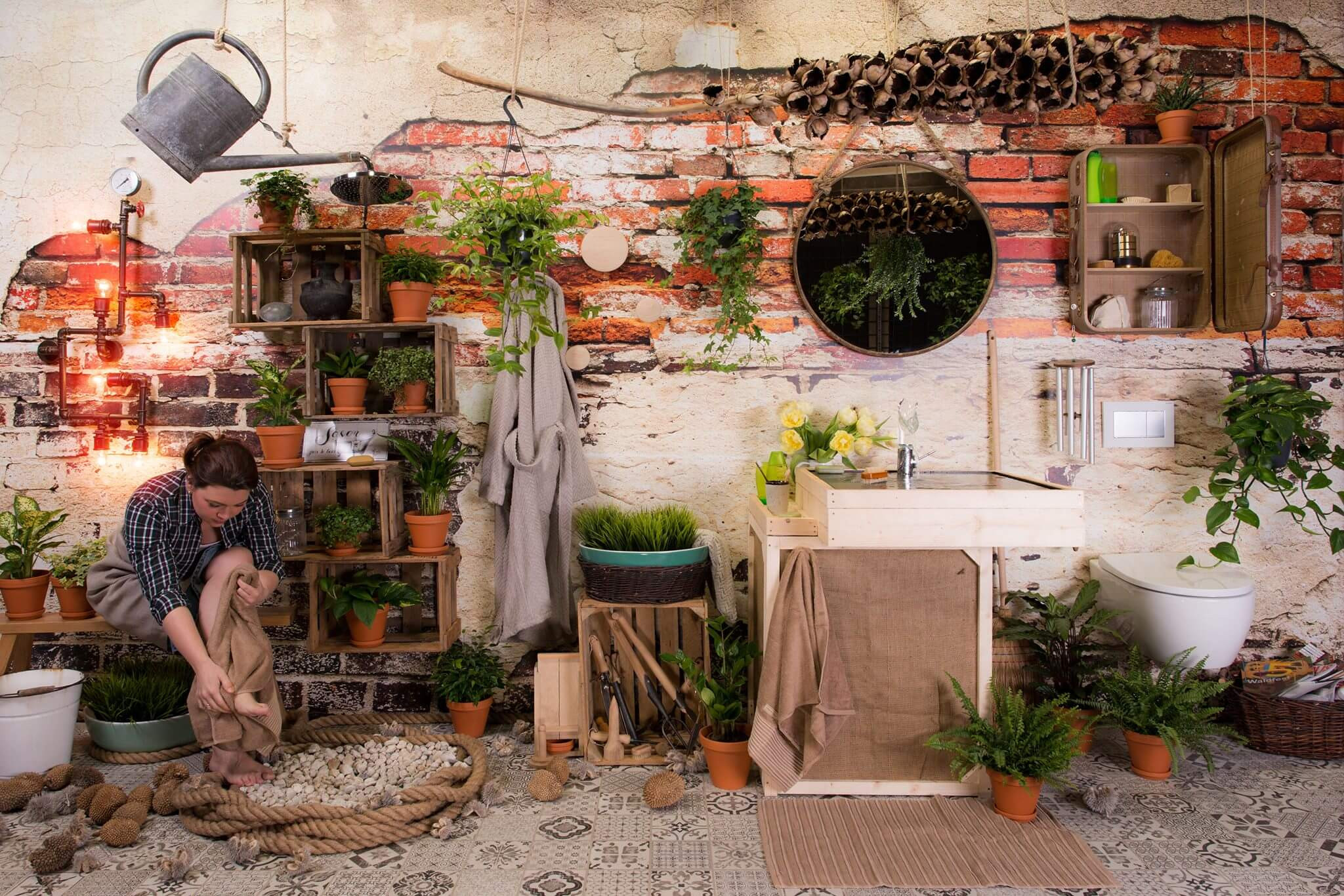 Badezimmer-Traum In Der Natur with Badezimmer Natur