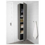 Godmorgon Hochschrank, Hochglanz Grau, 40X32X192 Cm – Ikea Deutschland With Regard To Badezimmer Hochschrank Ikea