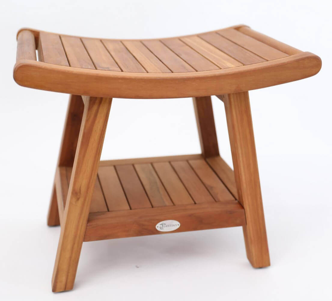 Holz Hocker In Japan Design with Badezimmer Hocker Holz