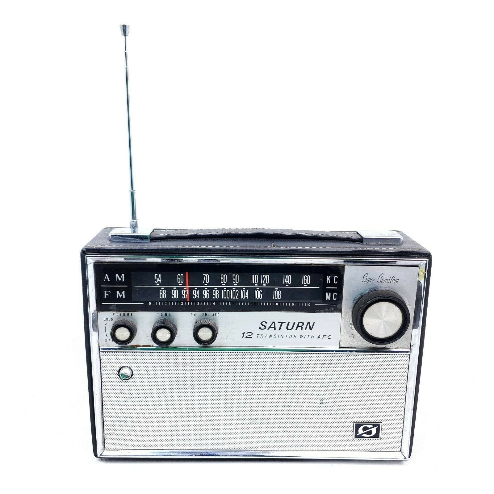 Jahrgang 1970 Saturn 12 Transistor Radio Am Fm Japan Für Teile throughout Badezimmer Radio Saturn