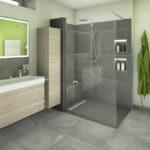 Modernes Bad Mit Dusche In Betonoptik | Bad Design3D Pertaining To Moderne Badezimmer Mit Dusche