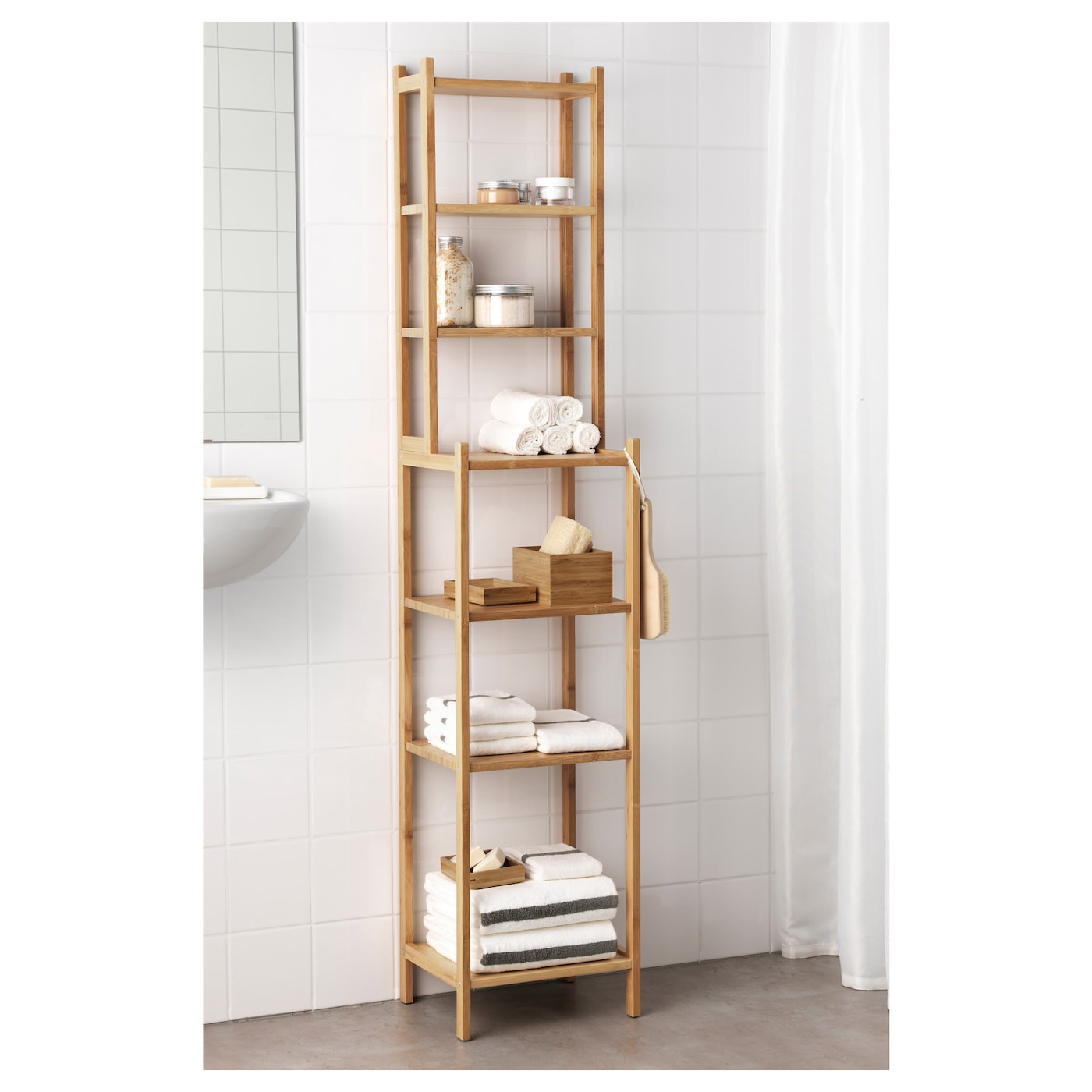 Rågrund Regal - Bambus 33 Cm for Ikea Badezimmer Regal