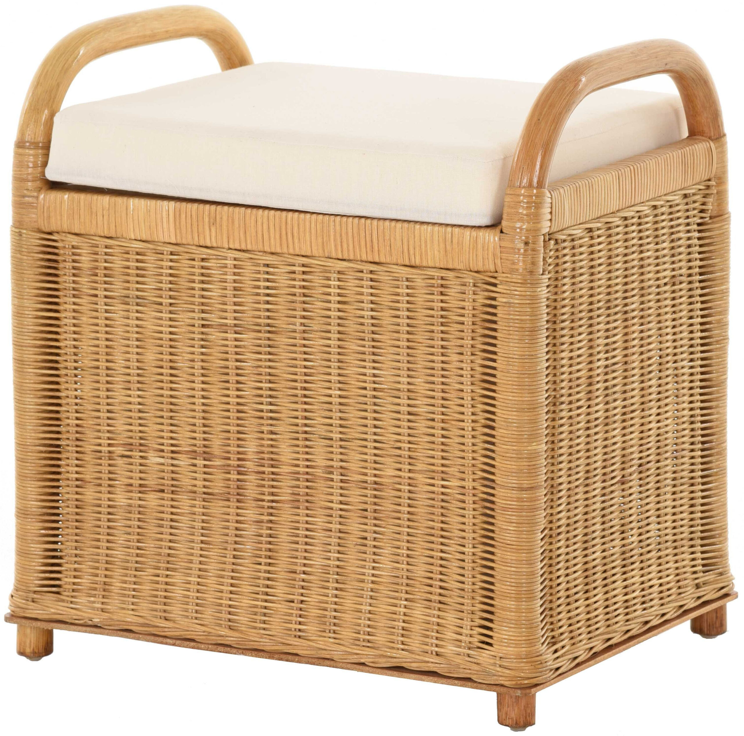 Rattan Sitzhocker Mit Stauraum throughout Badezimmer Hocker Mit Aufbewahrung